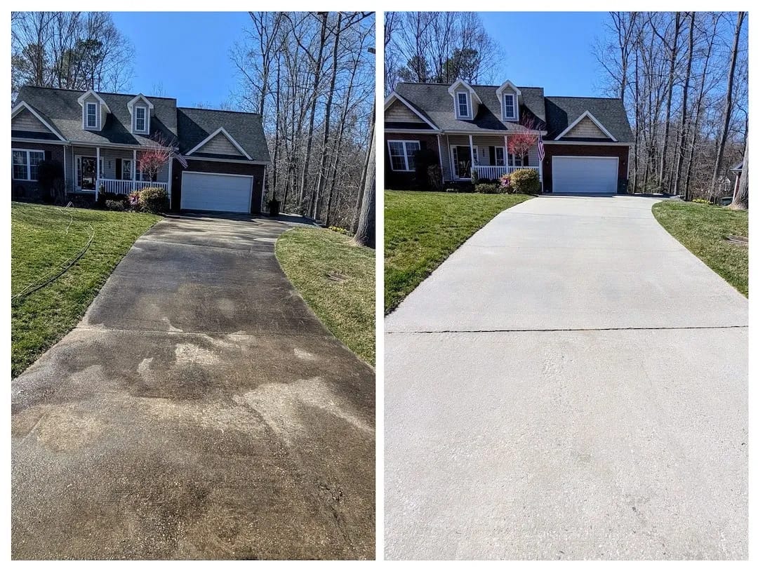 The Complete Guide to Power Washing Your Driveway: Tips & Techniques 1 Unbelievable Concrete Cleaning Transformation in Gastonia, NC ...
