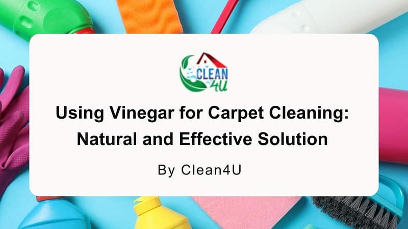 Using Vinegar for Carpet Cleaning: Natural and Effective Solution